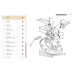 Courroie TORO WHEEL HORSE 88-6250