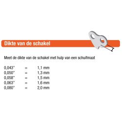Guide chaîne pour Sachs Dolmar 38cm .325" 1.3