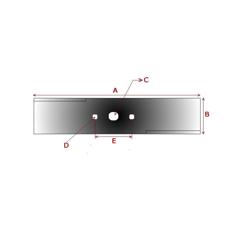 Mowerblade Orec 476 mm 80-1010-821-10 Mowerblade Orec 476 mm 80-1010-821-10