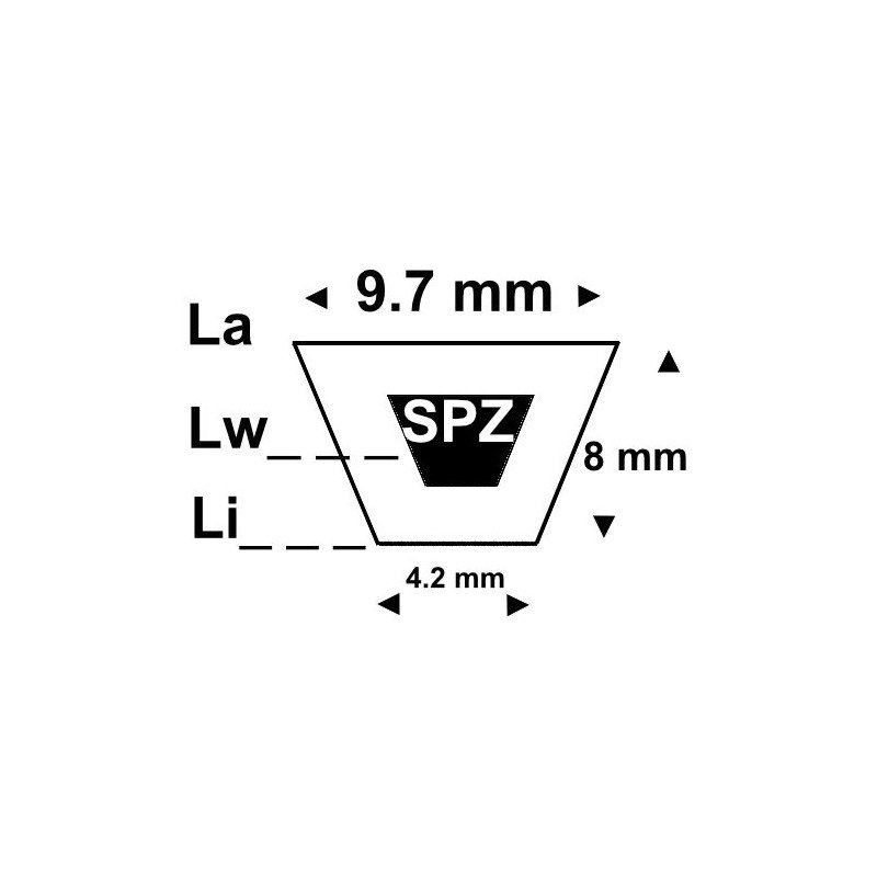 V-belt SPZ1112