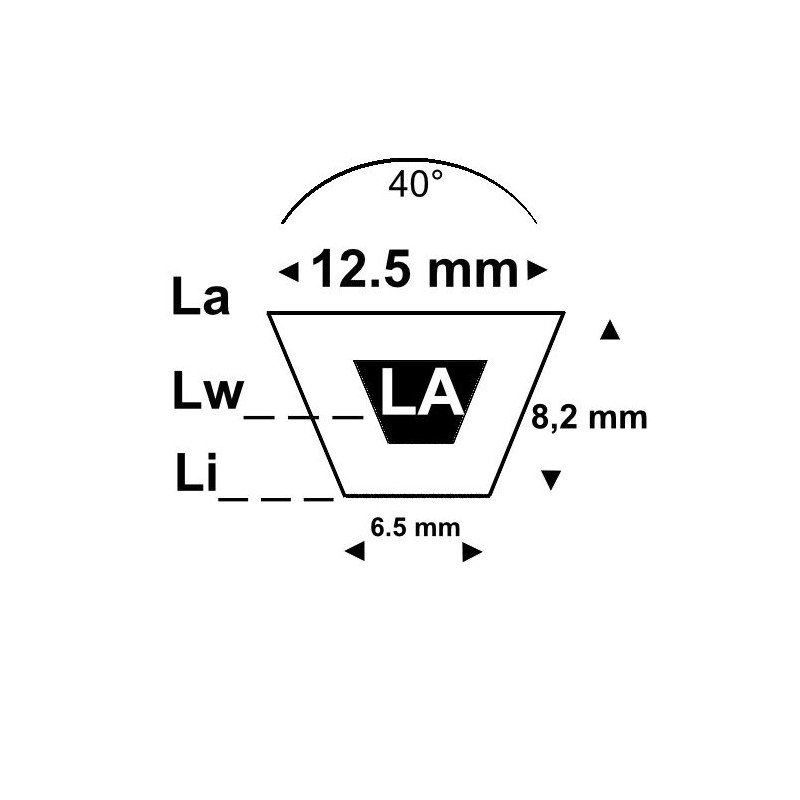 V-belt OLA58