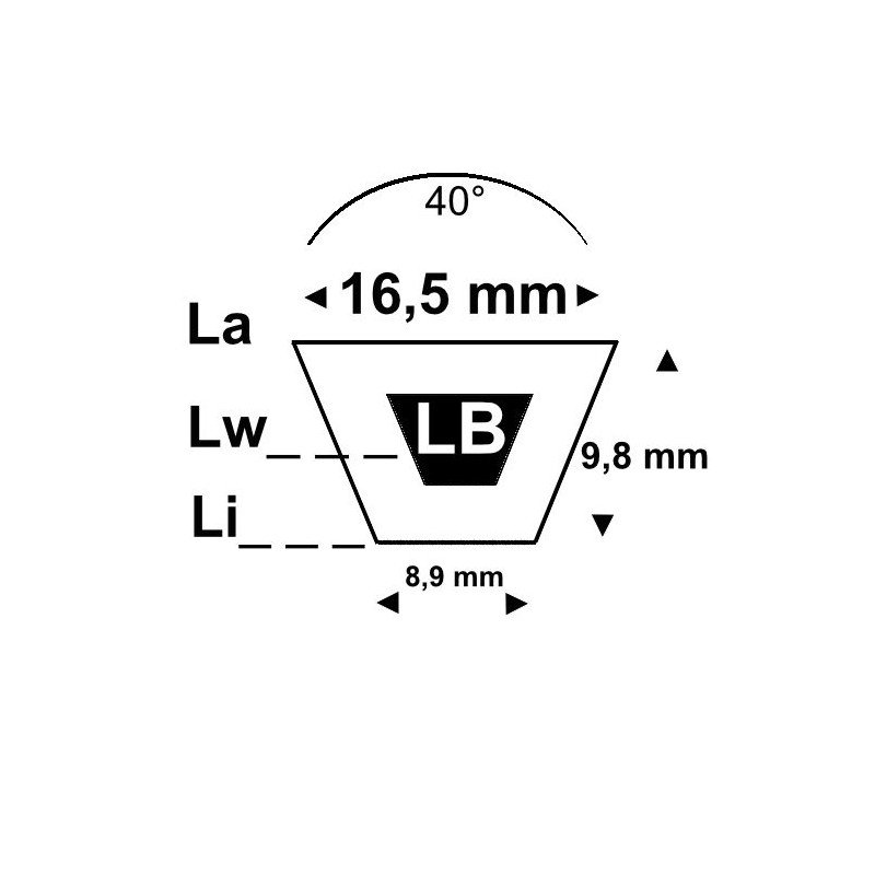 V-belt OLB48